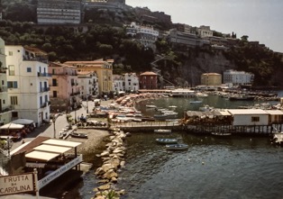 A Mediterranean resort - The Old Harbour with Fishing Boats