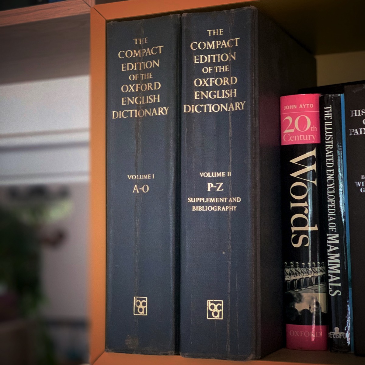 The Compact Edition of the Oxford English Dictionary