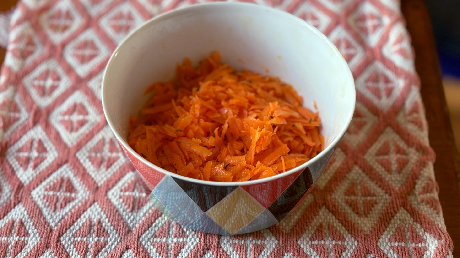 Caraway Grated Carrot Salad