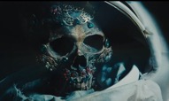 Jewelled skull from David Bowie's Blackstar