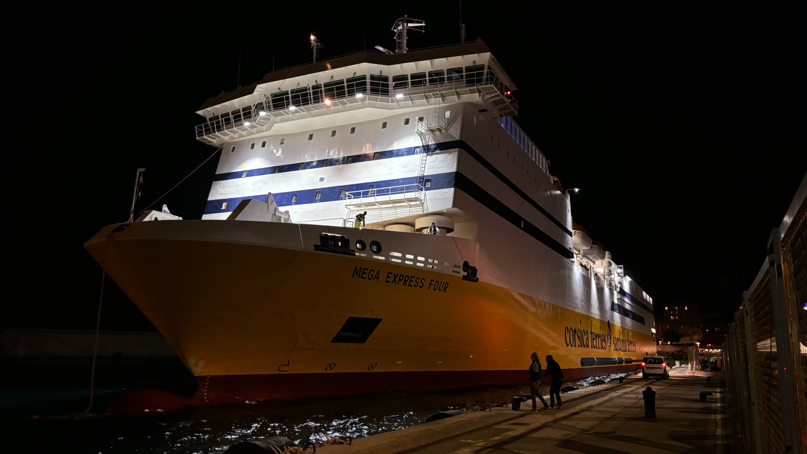 Catching the Ferry from Nice to Corisca