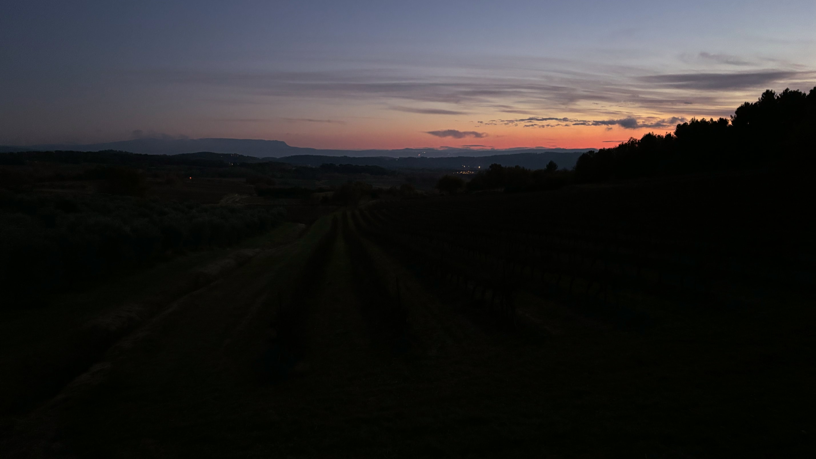 Sunset in the Luberon