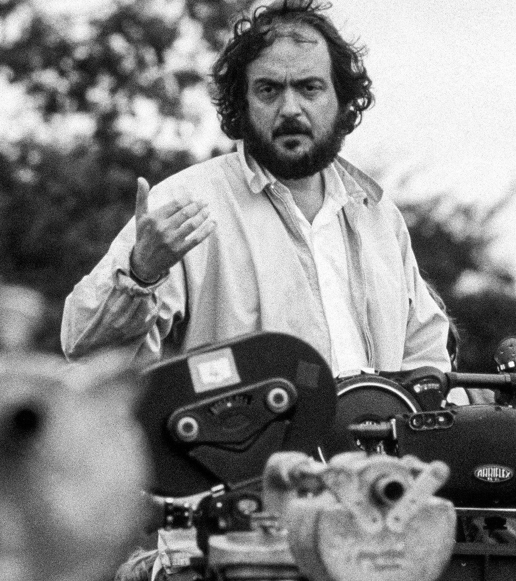 Stanley Kubrick on the set of the 1975 film Barry Lyndon