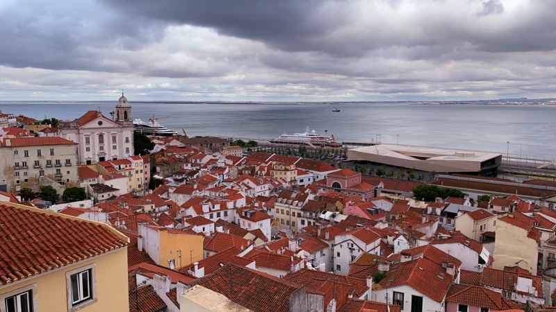 Lisbon from Santa Luzia View Point